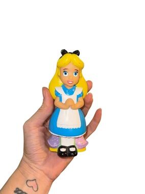Vintage Disney Alice in wonderland rubber toy